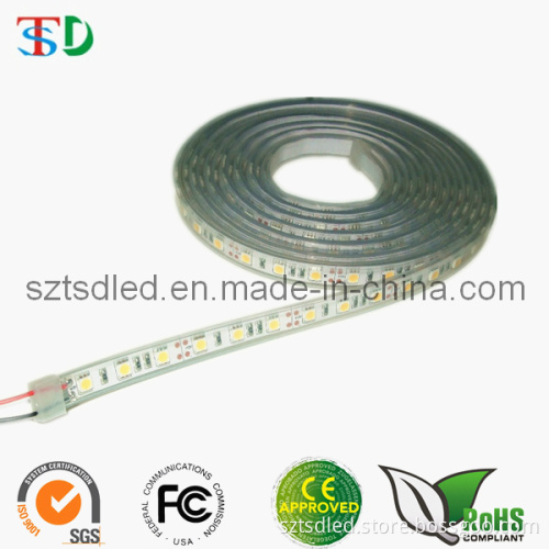90ra 12V 60LED 5050 IP67 Waterproof LED Strip (TD-12FS5050W60-B)
